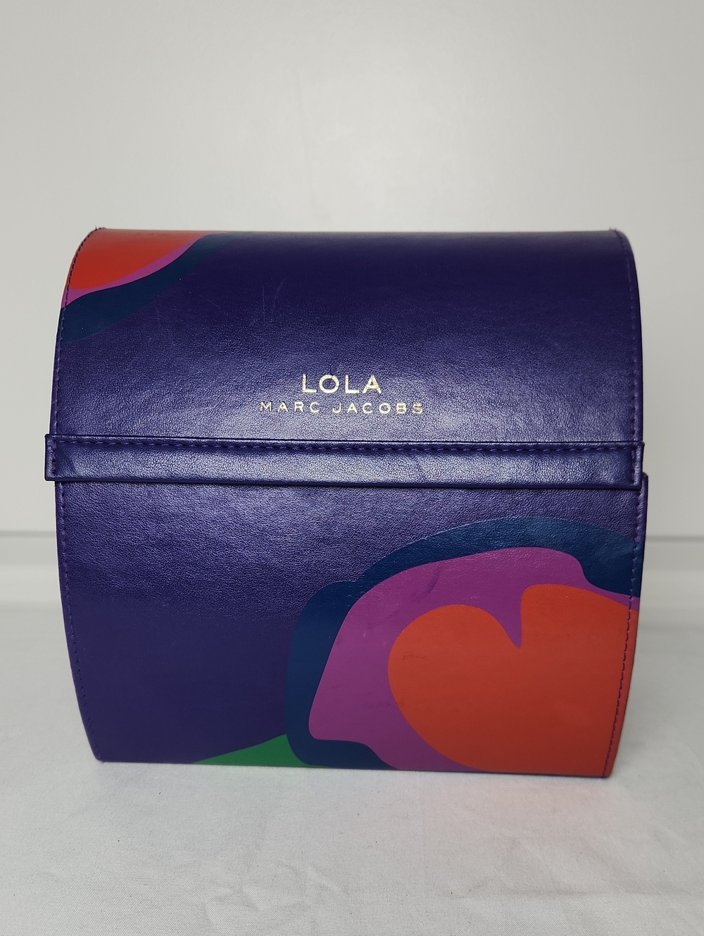 Marc Jacobs Purple Multicolor Lola Perfume Box